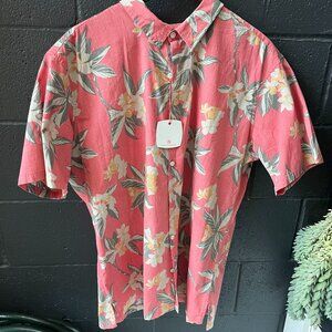 Tori Richard- Hawaiian Shirt- NWT, XL, Coral